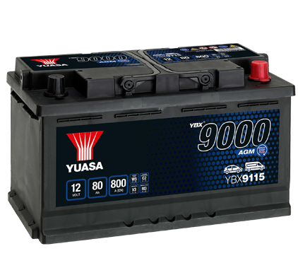 Imagen de bateria start stop 80ah 800a en ybx9115 